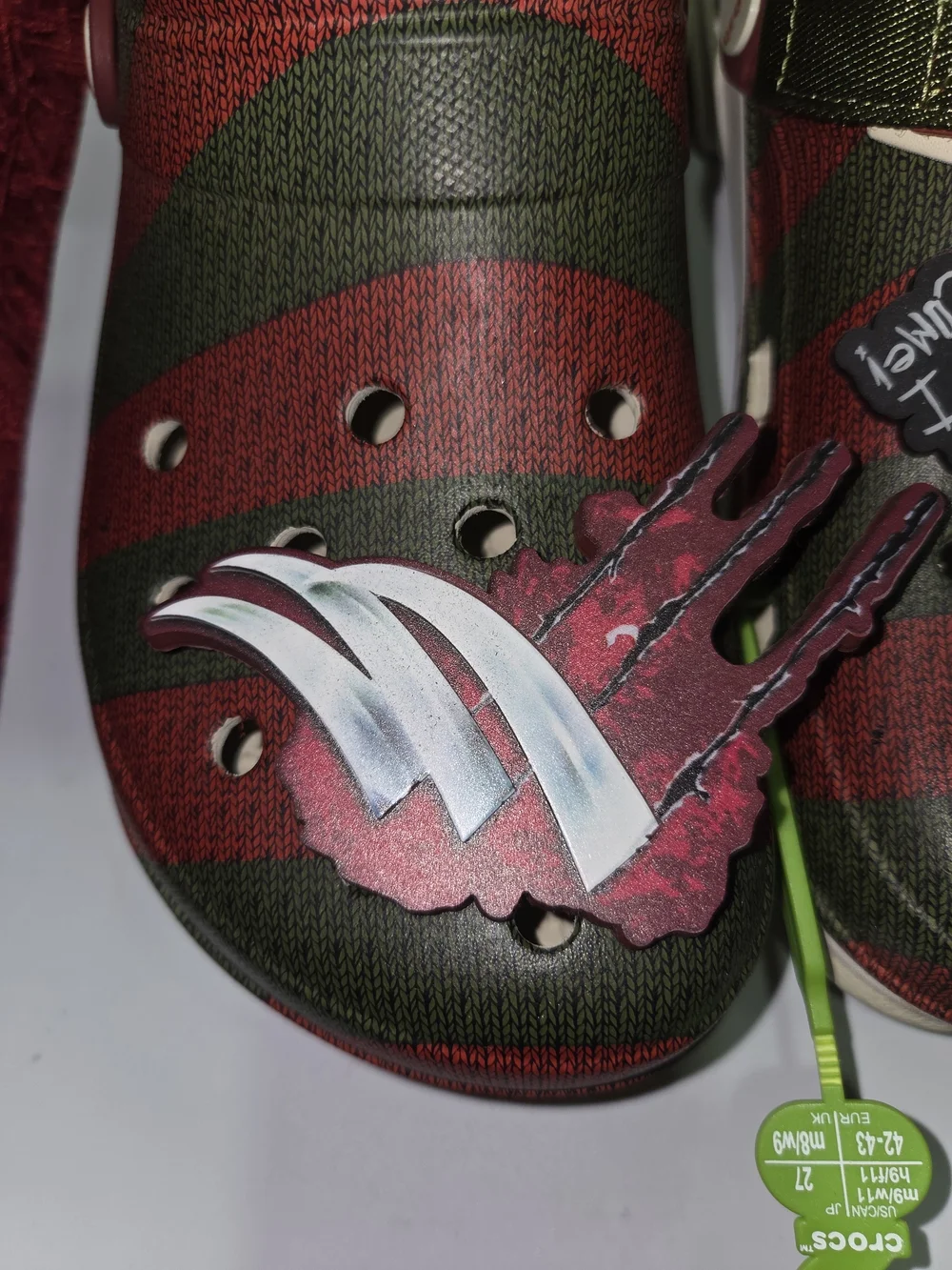 Crocs A Nightmare On Elm Street Freddy Krueger Clogs Size Mens 9 Women's 11